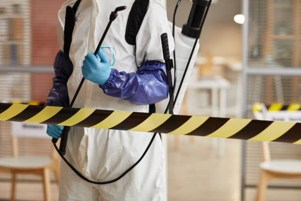 Professional Biohazard technician working in Davis, CA
